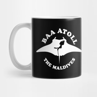 Baa Atoll The Maldives Scuba Diving With Manta Rays Mug